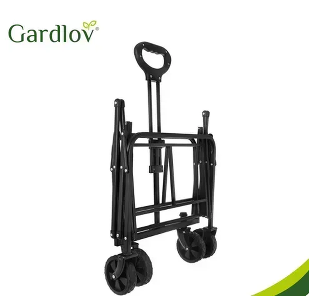Складний садовий візок Gardlov 23084, вантажопідйомність 100 кг об'єм 90 л сталевий каркас X63764A фото