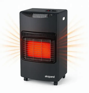 Обігрівач газовий Ekspand 4.2 kW, з редуктором і шлангом п'єзопідпал датчик ODS площа до 60 м&sup2; 7468012A фото