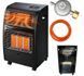 Газово-электрический обогреватель Ekspand 4200W 1500W, керамический турбовентилятор шланг редуктор пьезорозжиг пропан-бутан 220 В APG0242 фото 1